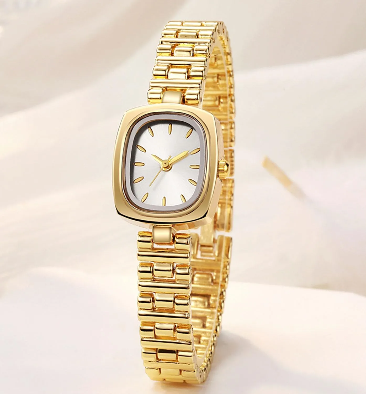 Quartz Watch BESTKANG Watches brown comment homeotherm auction fruitfulness sew for Women Watches Vintage Women's Dress Watchsquare Gold Watches for Women Bracelet 