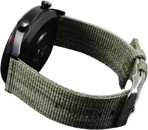 Quartz Watch Wrist unused Band Smartwatch Bands,Universal Strap,18-24mm Thickened Soft Canvas Nylon Fabric Sweat Absort Watchband for Replacement Dial 