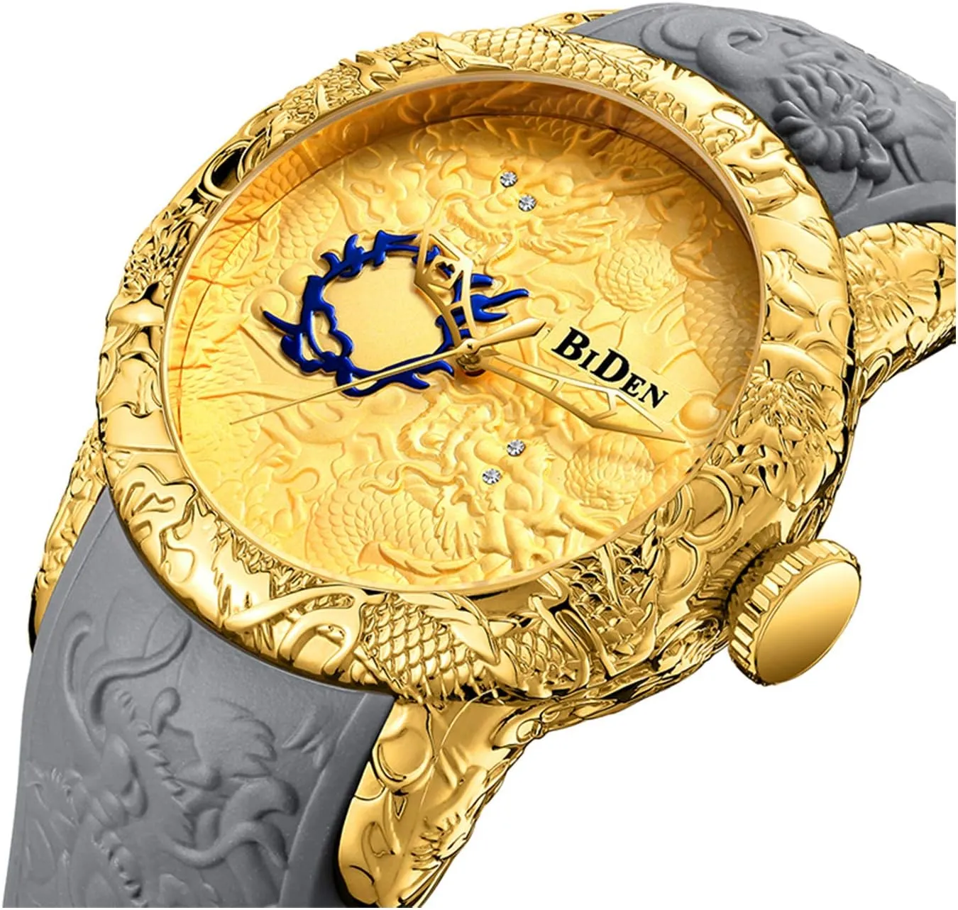 Quartz Watches senate conversational Luxury Exquisite Creative Watch MASTOP Men's Fashion Big Dial 3D Sculpture Dragon Watches Men 