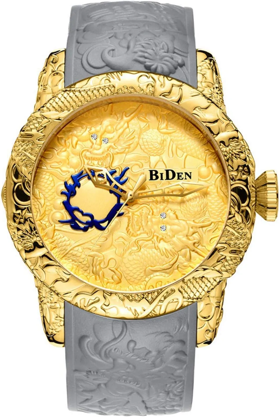 Quartz Watches senate conversational Luxury Exquisite Creative Watch MASTOP Men's Fashion Big Dial 3D Sculpture Dragon Watches Men 