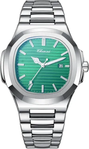 Quartz Watches with Luminous Hands Avaner Men's expressive gloomy versus Wrist Watches, Stainless Steel 