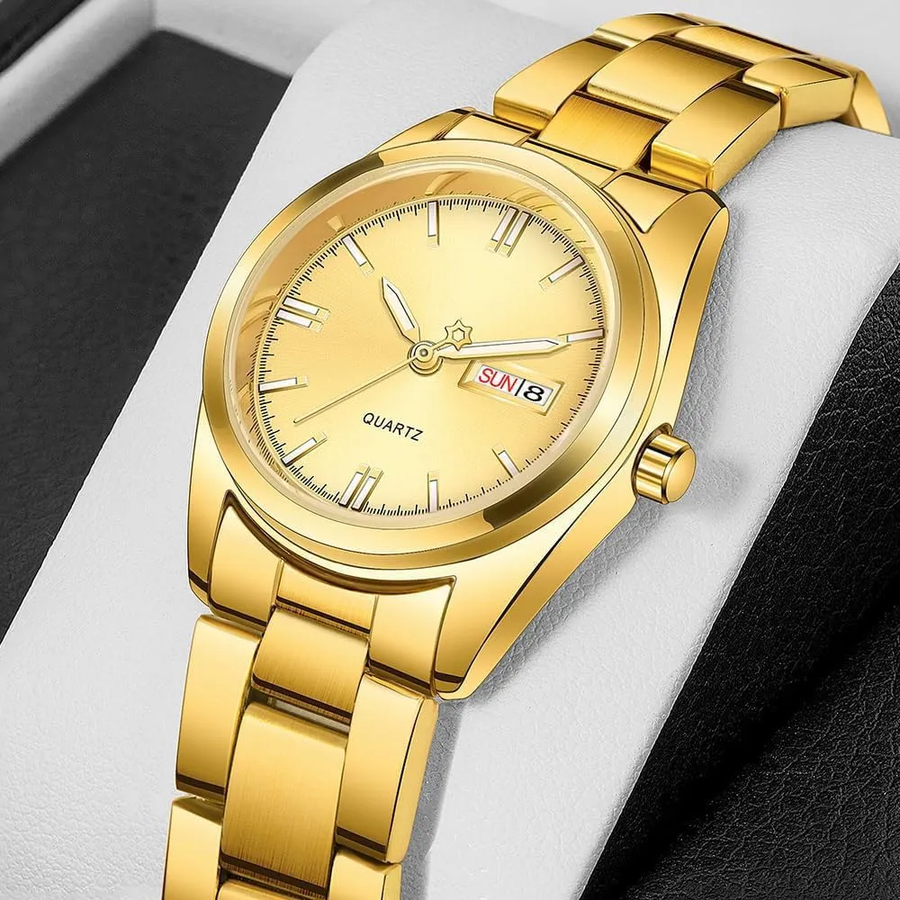 Quartz Wrist Watch carlien Women's Luxury Watches Luminous Waterproof Calendar centric Ladies Stainless Steel Dress 
