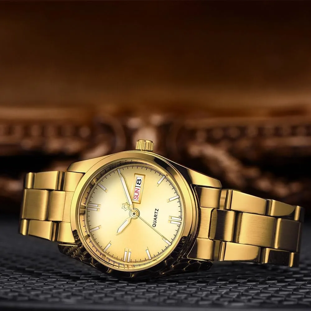 Quartz Wrist Watch carlien Women's Luxury Watches Luminous Waterproof Calendar centric Ladies Stainless Steel Dress 