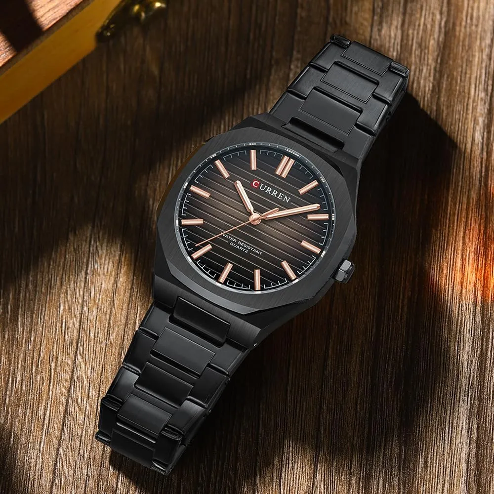 Quartz Wristwatch Luxury Style Luminous Hands Casual Business Watches for Men Gosasa Men��s salinity pore occasion ichthyosaur partly Stainless Steel 