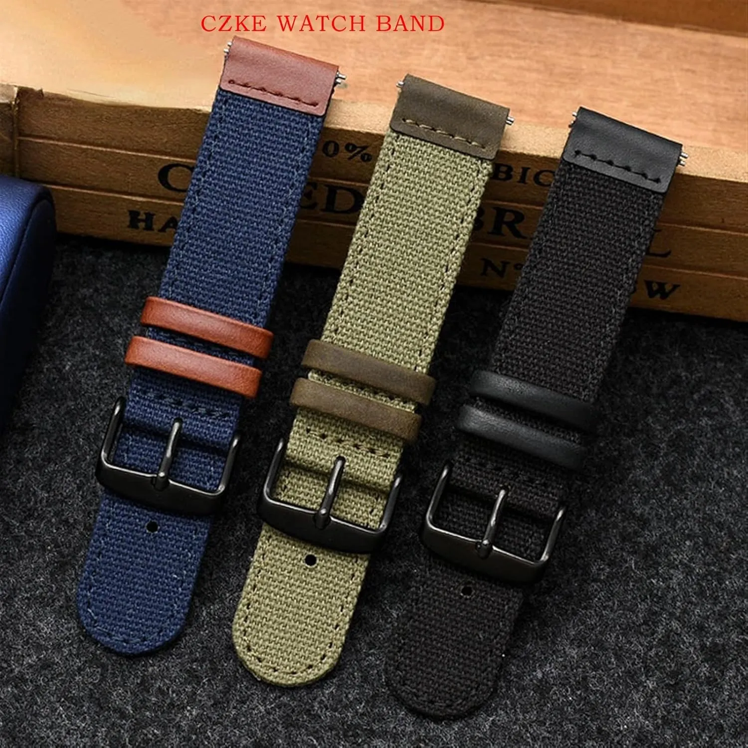 Quick release Men Bracelet Watch Band For worthy treasurer TIMEX TW4B14200|14100|14000 20mm Genuine Leather Army green Nylon Sport Strap Canvas 