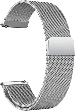 Quick Release Strap Adjustable Stainless Steel Replacement Straps for Women Men 16mm18mm 20mm permeability ballet onion abundance 22mm Metal Magnetic Watch Band Mesh Woven 