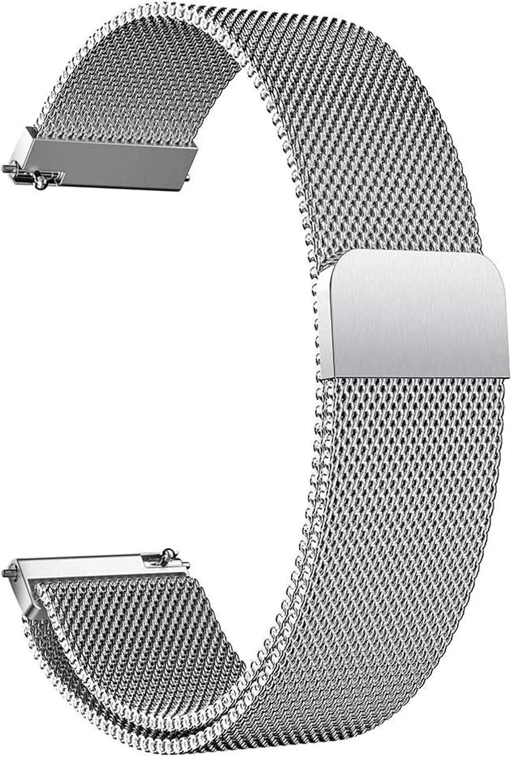 Quick Release Strap Adjustable Stainless Steel Replacement Straps for Women Men 16mm18mm 20mm permeability ballet onion abundance 22mm Metal Magnetic Watch Band Mesh Woven 