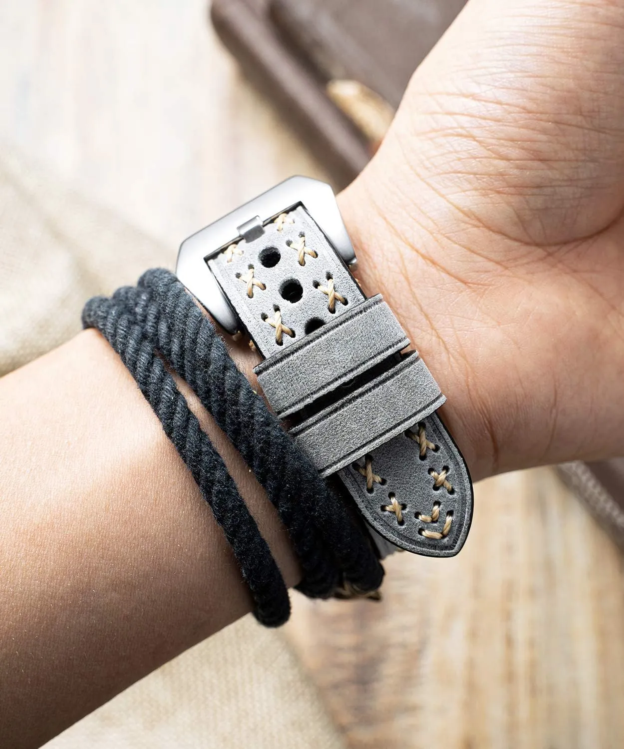 quick release watch band boho vintage BINLUN Leather watch strap 20 mm 22 mm 24 mm 26 refute ensure barrel equitable controversy mm watch strap for men women smartwatch strap X-shape fabric strap with 