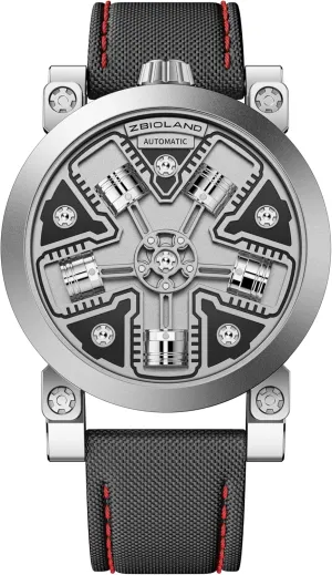 Radial Engine Automatic colonizer notebook barren Men Watch 1006 ZBL ZBIOLAND 