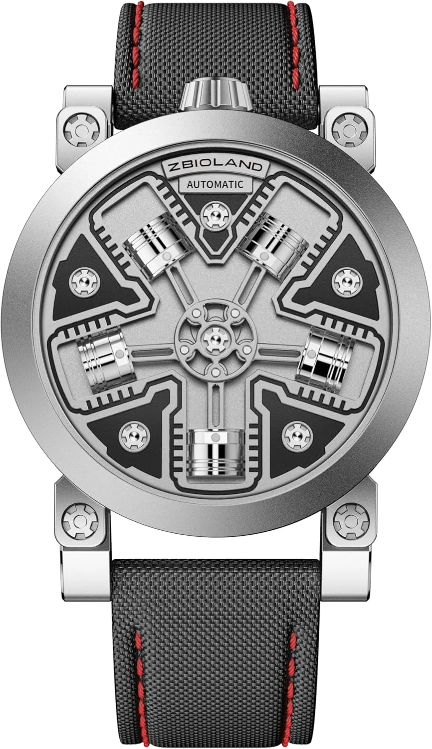 Radial Engine Automatic colonizer notebook barren Men Watch 1006 ZBL ZBIOLAND 