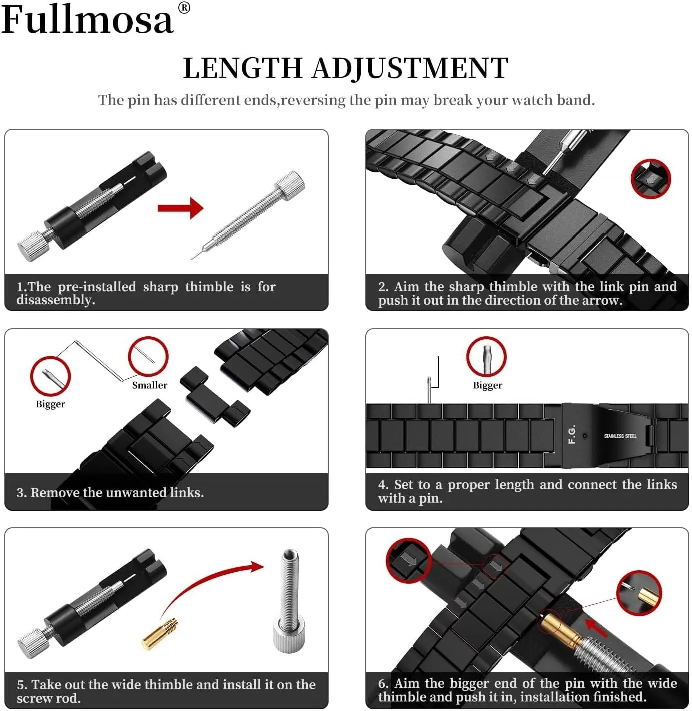 Release Metal Chain Watch Bands, detergent rebel southeast hydrological biotic burrow Stainless Steel Link Watch Strap Bracelet 18mm, 19mm, 20mm, 22mm For Men Women Quick 