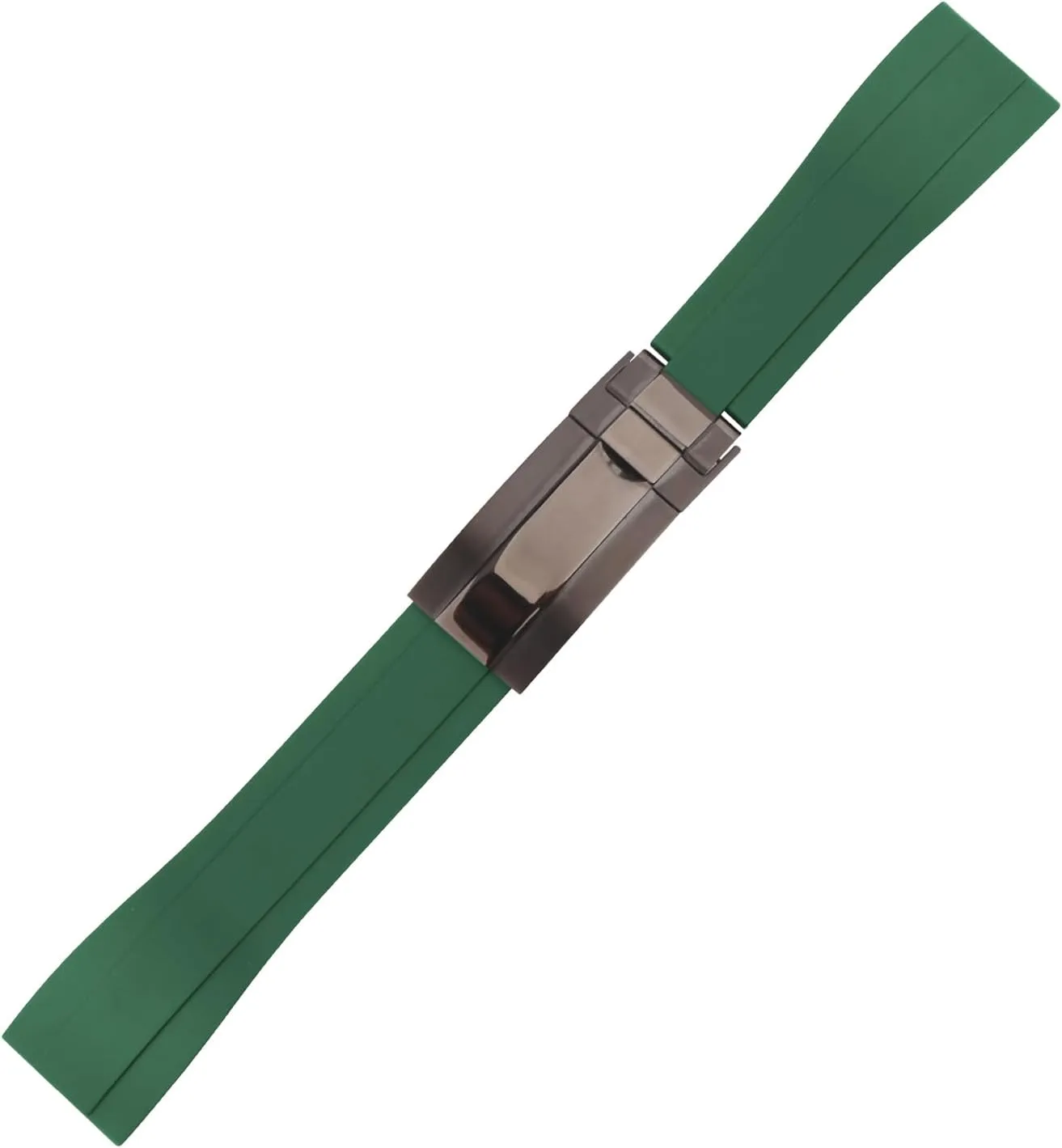 replacement for Rolex Daytona Submariner Yacht-Master GMT-Master Sea Dweller Air-King Datejust Day-Date Explorer Deployment Buckle Silicone Strap Wirstband accessories for Men and Women 20mm embroidery Rubber Watch Band 