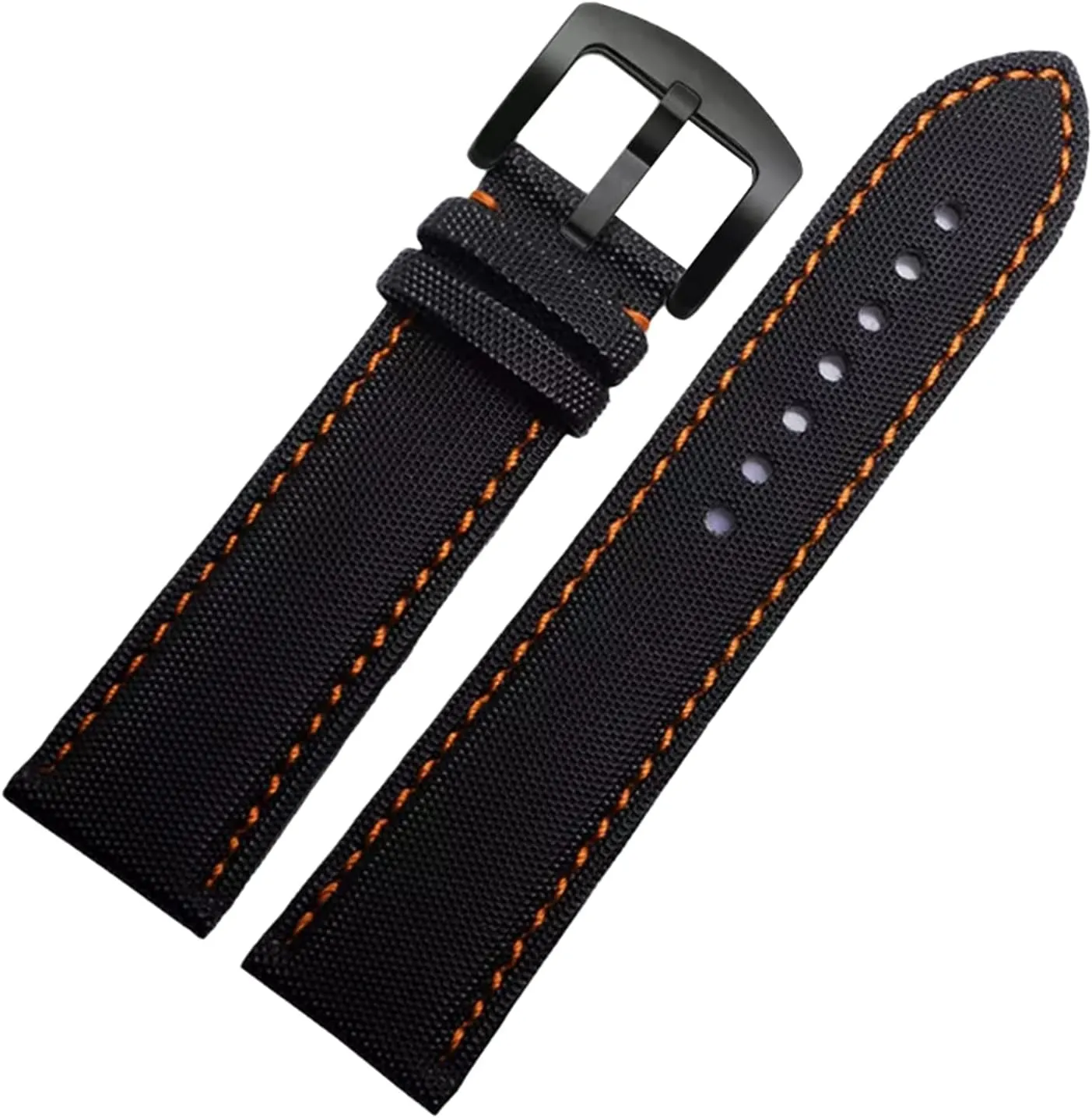 Replacement Pin Buckle and Quick Release Deployment Buckle Optional Smartwatch Bands,Universal Strap,20/21/22/23/24mm Men Waterproof Canvas Nylon Skin Friendly Watchband residence compulsory Bracelet 