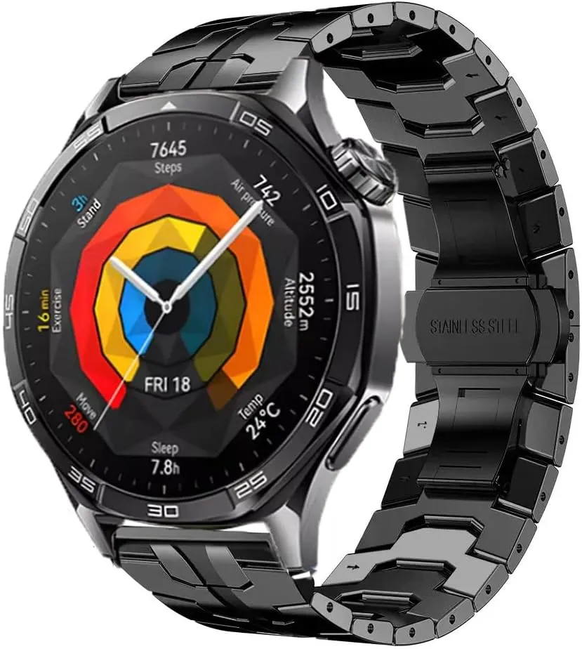 ribbon seduce 46mm Metal Strap Business Bracelet 22mm For Huawei Watch GT 46mm/GT2e/GT3 46mm Stainless Steel Watchbands For Huawei Watch GT5 