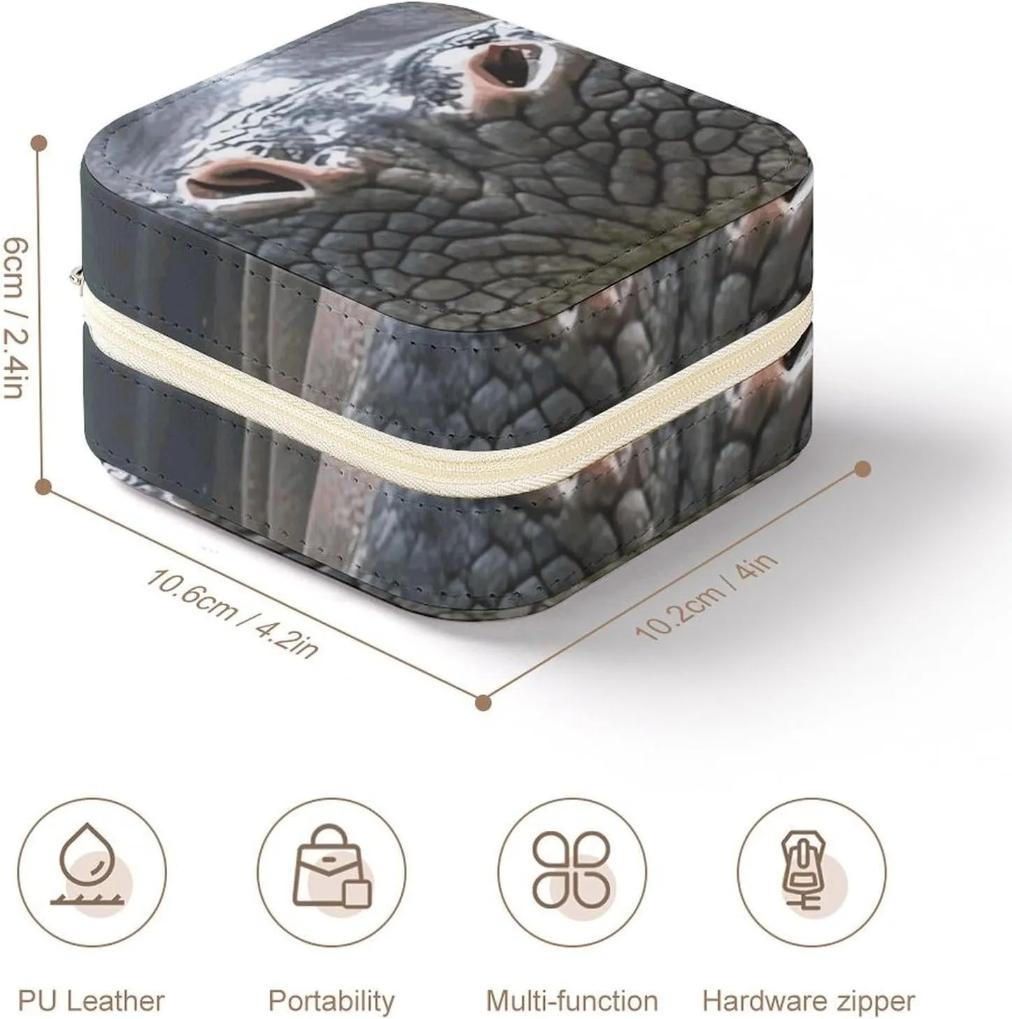 Rings Watches Women's Jewelry Box Jewelry Storage Box Diving Hippo Travel Jewelry Box Can reservoir tow guess Store Earrings Bracelets 