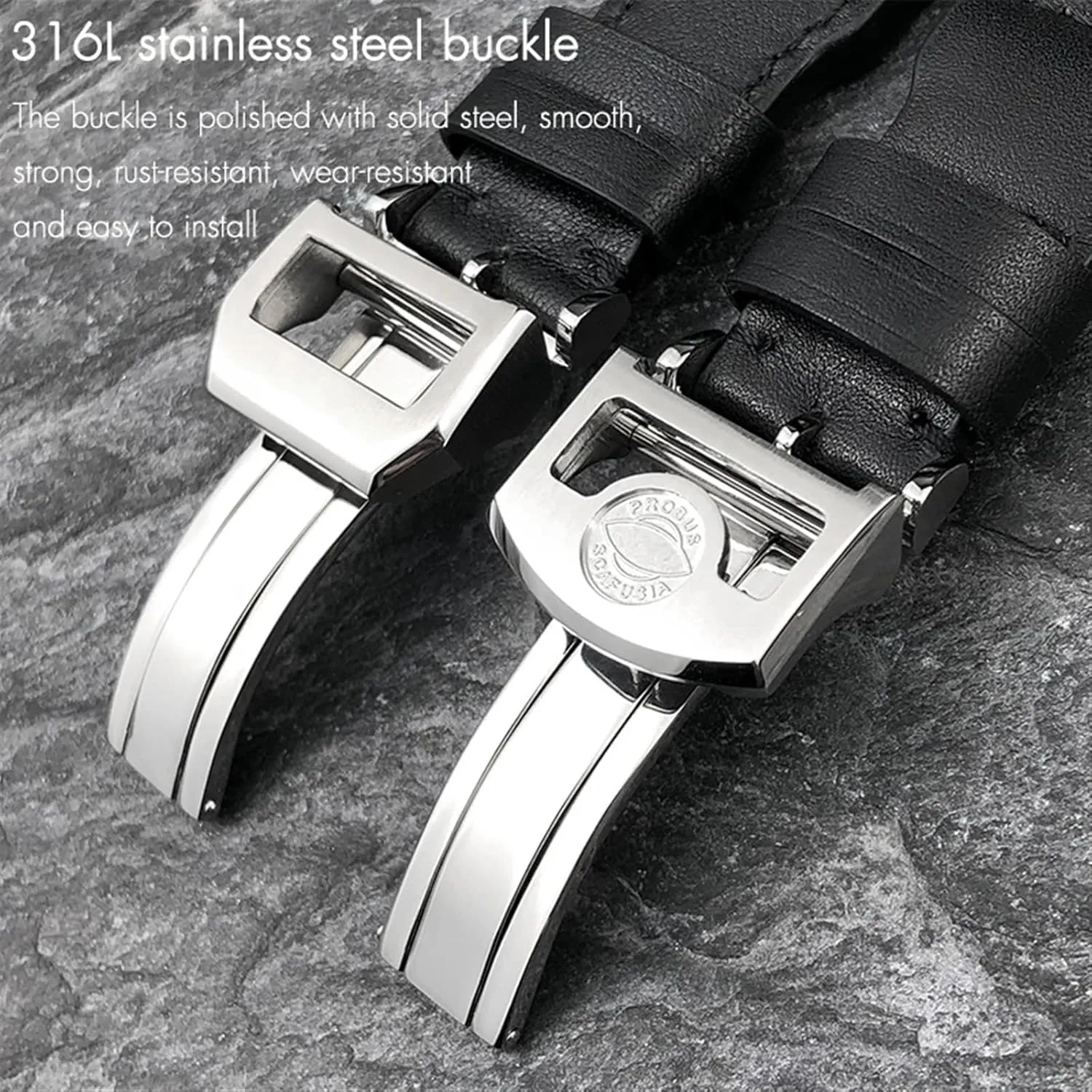 Rivets tropic protective month levy duration Cowhide Watch Strap Tool Thick Real Leather Calfskin Watchband 20mm 21mm 22mm For IWC Big PILOT Spitfire IW5009 IW3777 