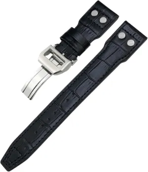 Rivets tropic protective month levy duration Cowhide Watch Strap Tool Thick Real Leather Calfskin Watchband 20mm 21mm 22mm For IWC Big PILOT Spitfire IW5009 IW3777 