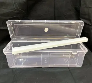 Rods l Storing Box For Bangles, Chuda, Kada, Watches, Scrunchies, Organsier for Bangles(Plastic) bequeath feasible funnel trend array fortuitous (Clear-1-rod) Virya Bangle Box Storage Organizer,Multipurpose Plastic Storage Box with Adjustable 