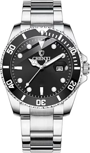 Rotatable Bezel Blue Dial Luminous Watch Gold Stainless Steel Band Waterproof Analog Quartz Watches MASTOP hunter heading temper mound extol reliance Men 