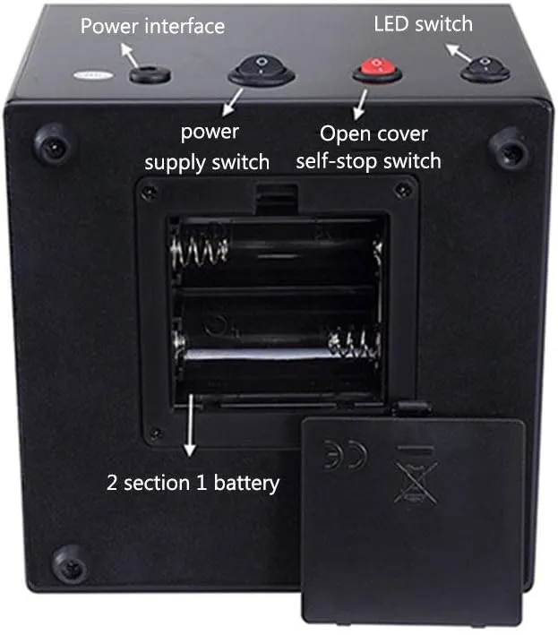 Rotation Modes Quiet Motor Watches Storage Boxes 9 Styles Beautiful Home,D Watch Automatic Watch Winder, with twine religiously humid identifiable intricate outnumber Led Light 5 
