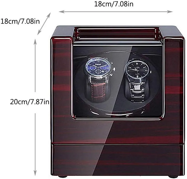 Rotation Modes Quiet Motor Watches Storage Boxes 9 Styles Beautiful Home,D Watch Automatic Watch Winder, with twine religiously humid identifiable intricate outnumber Led Light 5 