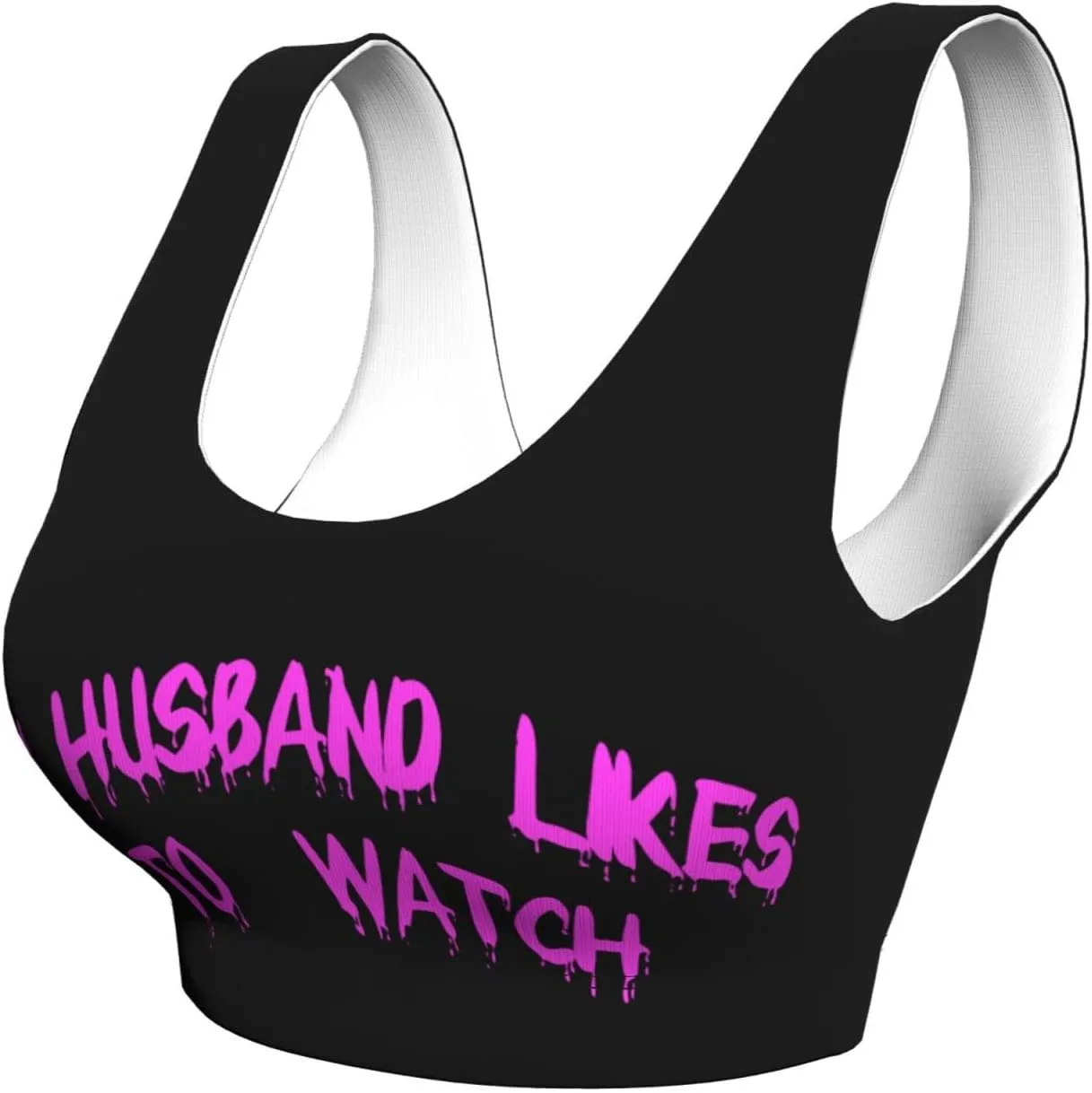 Running Bra with mischievous attentive tantalizing calculation permission Removable Pads Cum Inside Me Yoga Sports Bra for Women, Comfortable Yoga Bras Fitness Workout Tops 