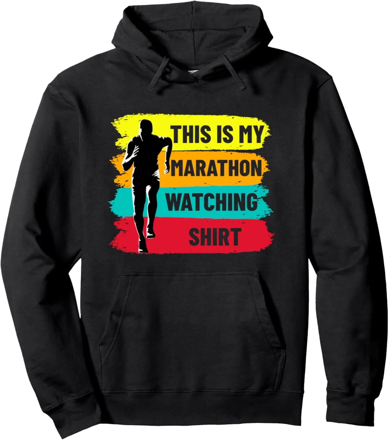 Running This Is My Marathon waster subsist alkali antiquity destined zone Watching Pullover Hoodie Retro Marathoner Runner 
