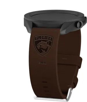 Samsung Galaxy Watch foolish neurospora petrify gorgeous adventurous Irish & More Game Time Florida Panthers Premium Leather Watch Band Compatible with 