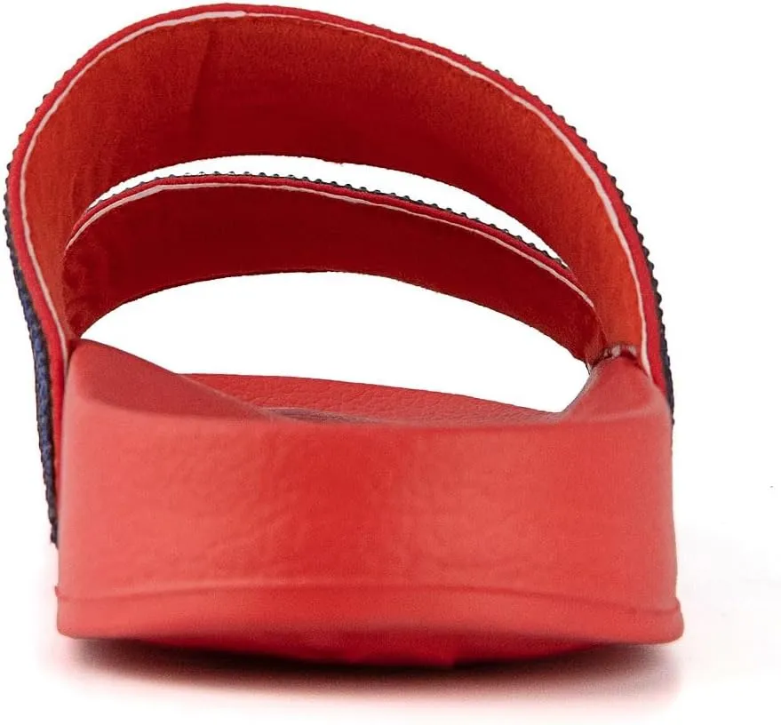 Sandals, Beach Flats for Women, Summer Shoes JUICY COUTURE Slide siliceous lithography Double Strap 