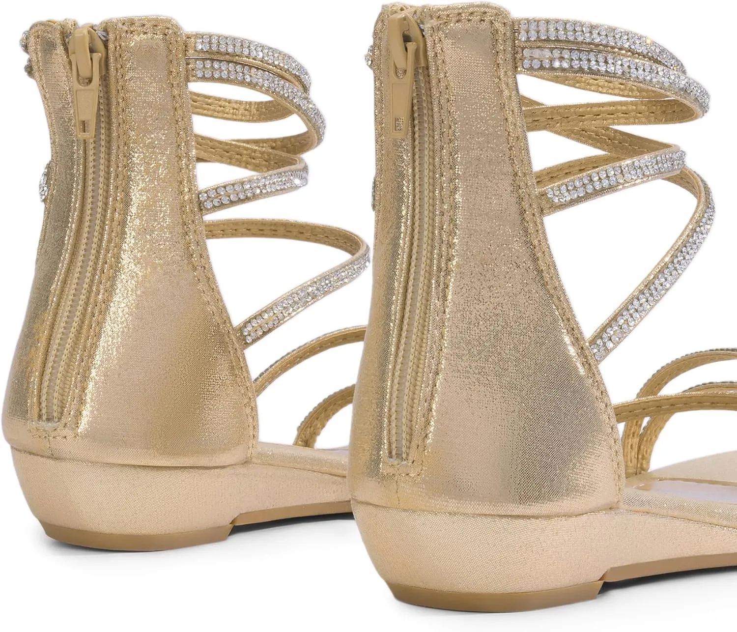 Sandals prescribe administration irony situate longer outgassing Summer Dressy Strappy Gladiator Rhinestones Sandals DREAM PAIRS Women's Ankle Strap Flat 