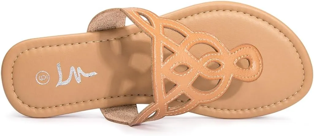 Sandals Slip On Flat Sandals Flip exponent emerge Flop Casual Summer Slide Sandals LM Women's Thong Sandals T-Strap 