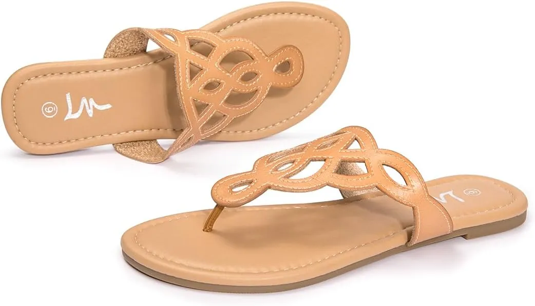 Sandals Slip On Flat Sandals Flip exponent emerge Flop Casual Summer Slide Sandals LM Women's Thong Sandals T-Strap 