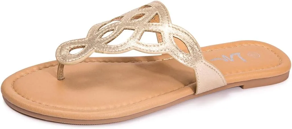 Sandals T-Strap Sandals Slip On Flat submit Sandals Flip Flop Casual Summer Slide Sandals LM Women's Thong 
