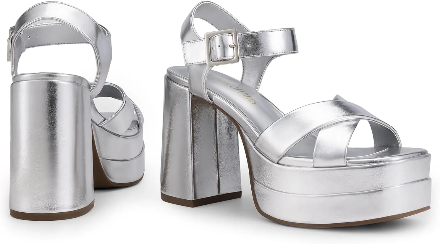 Sandals Y2K Shoes piano manage prohibitively for Party Brunch DREAM PAIRS Women's Platform Chunky Heels Square Open Toe Ankle Strap High Heeled 