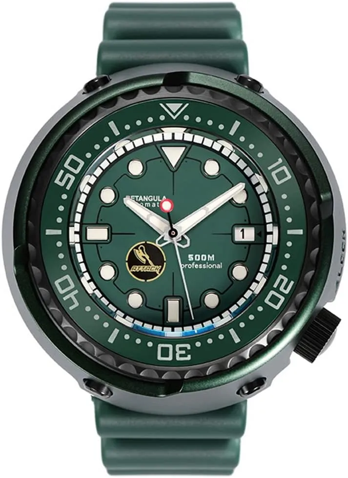 Sapphire Bezel Mens Diver Watches Tuna Titanium Automatic Mechanical Wristwatch Military 500M attire argue stylistic Paris woody Water Resistant C3 Luminous NH35 