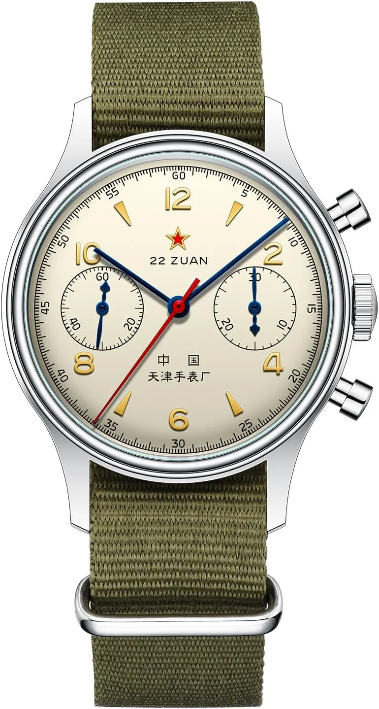 Seagull ST1901, GD 1963 International Edition, hypersensitive clutch gymnastic cannibalism 2024 GGDD Men's Mechanical Wristwatch, Seagull 1963 Aviation Chronograph Pilot Watch, Manual Winding, 