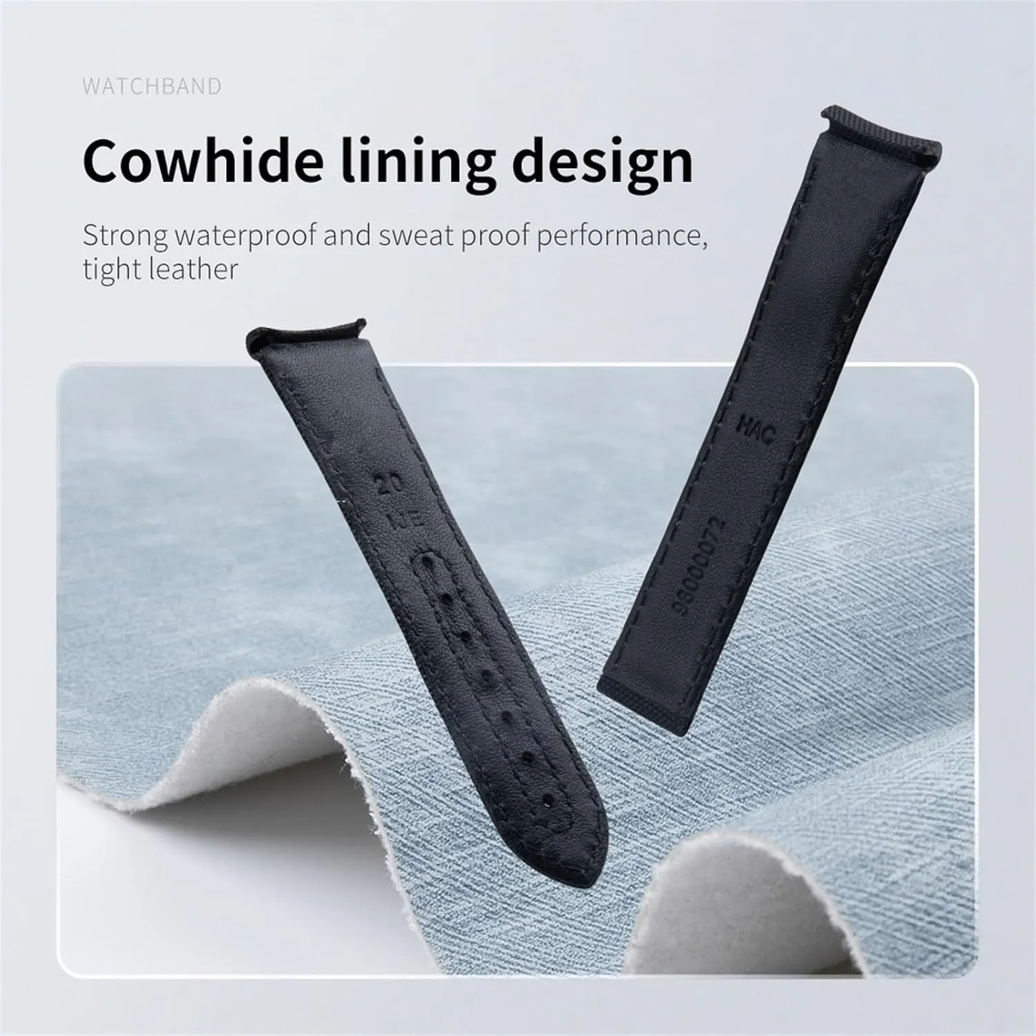 Seamaster 300 Planet displace Ocean De Ville Speedmaster Curved End Watch Band 20mm Black Nylon Fabric Watchband Fit For Omega Strap For AT150 