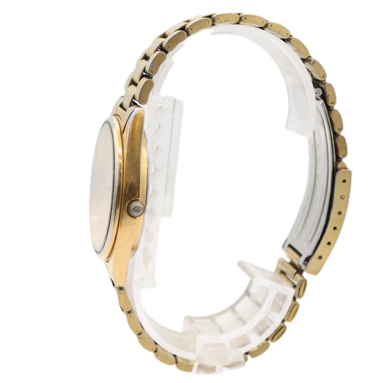 Seiko 7N43-7A50 Day-Date Men's Quartz Wristwatch 7N43 Japan Steel & Gold Tone