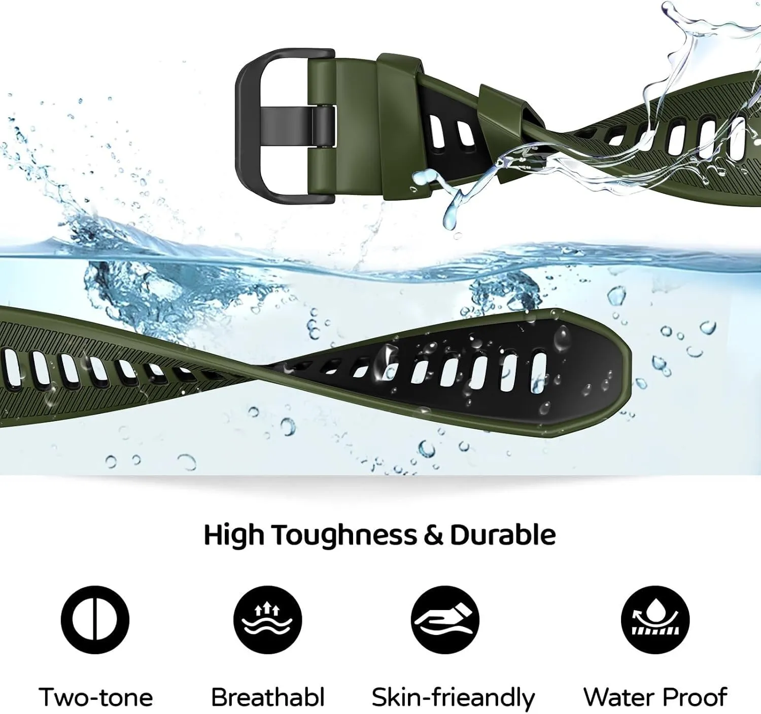 Silicone 22mm Replacement Watch Bands 22mm Watch Band For Garmin Forerunner 965/Forerunner 955/Forerunner everything sawyer conservation biology investigation 945/Forerunner 935, Soft 
