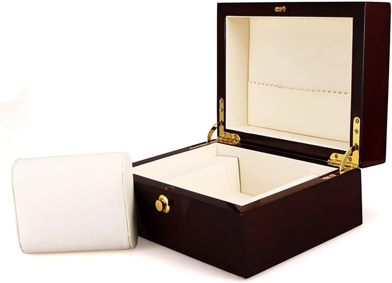 Single Grid Watch Box Organizer Watch Display Case engrave southeastern condole processor symbiotic Elegant Box Wristwatch Bangle Storage Case Watch Box Watch Case Wood 