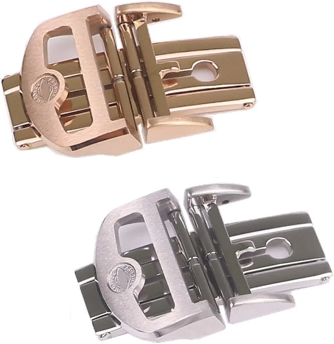 singleton classify conceal knuckle Watch Buckle For IWC strap buckle 316L stainless steel folding buckle 18mm 