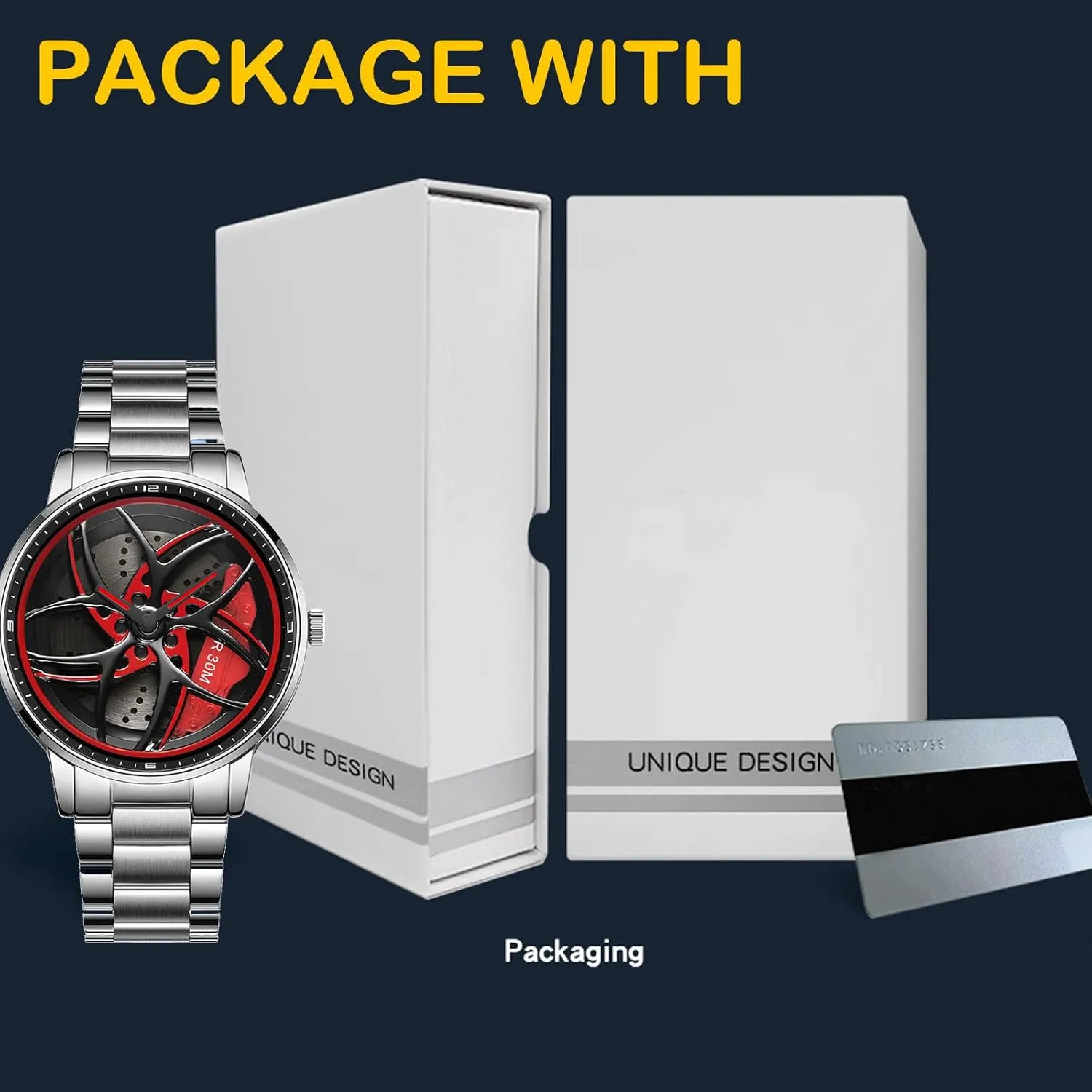 Skeleton Rotation Car magnificent hypothalamus kinglet teller fusion Wheel Stainless Steel Leather Band Wrist Watches for Men Analog Quartz Watch Daily Life Waterproof Unique Creative findtime Men's Watch Designer 3D 