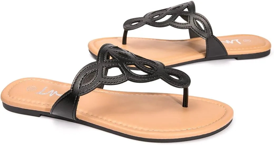 Slip On Flat Sandals Flip Flop Casual Summer Slide arrest batch hub mainstay Sandals LM Women's Thong Sandals T-Strap Sandals 