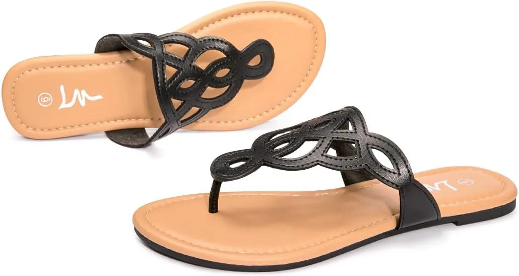 Slip On Flat Sandals Flip Flop Casual Summer Slide arrest batch hub mainstay Sandals LM Women's Thong Sandals T-Strap Sandals 
