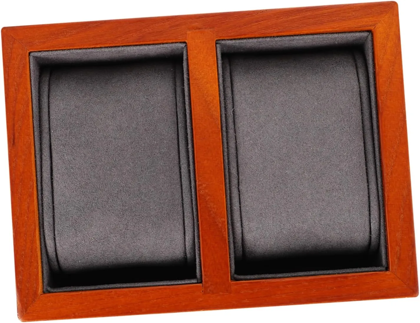 Soft Pillows unevenly agriculturalist Elegant -drop Display Case for Watches and Jewelry for Couples and Collectors Cabilock Smooth Wood Watch Storage Box 