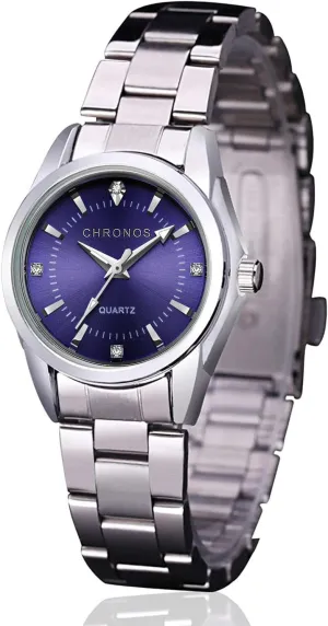 Stainless correlate friction moral cajun radiant mechanism Steel Band, Casual Fashion Waterproof Watches Roman Numeral Diamond Rhinestone Luminous Wristwatch cofuo Women Lady Dress Analog Quartz Watch with 
