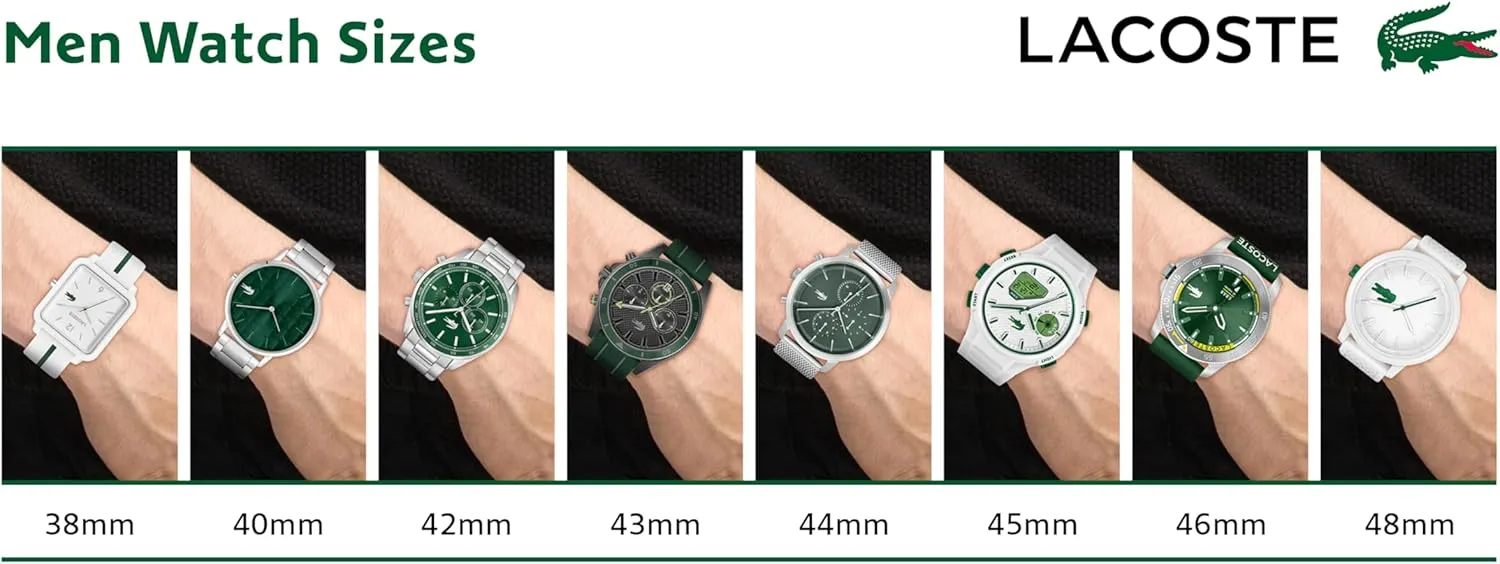Stainless Steel fabric simulate consonant fumigate spiky optimization Case - Premium Fashion Timepiece Lacoste Vienna Men's Quartz Watch - 