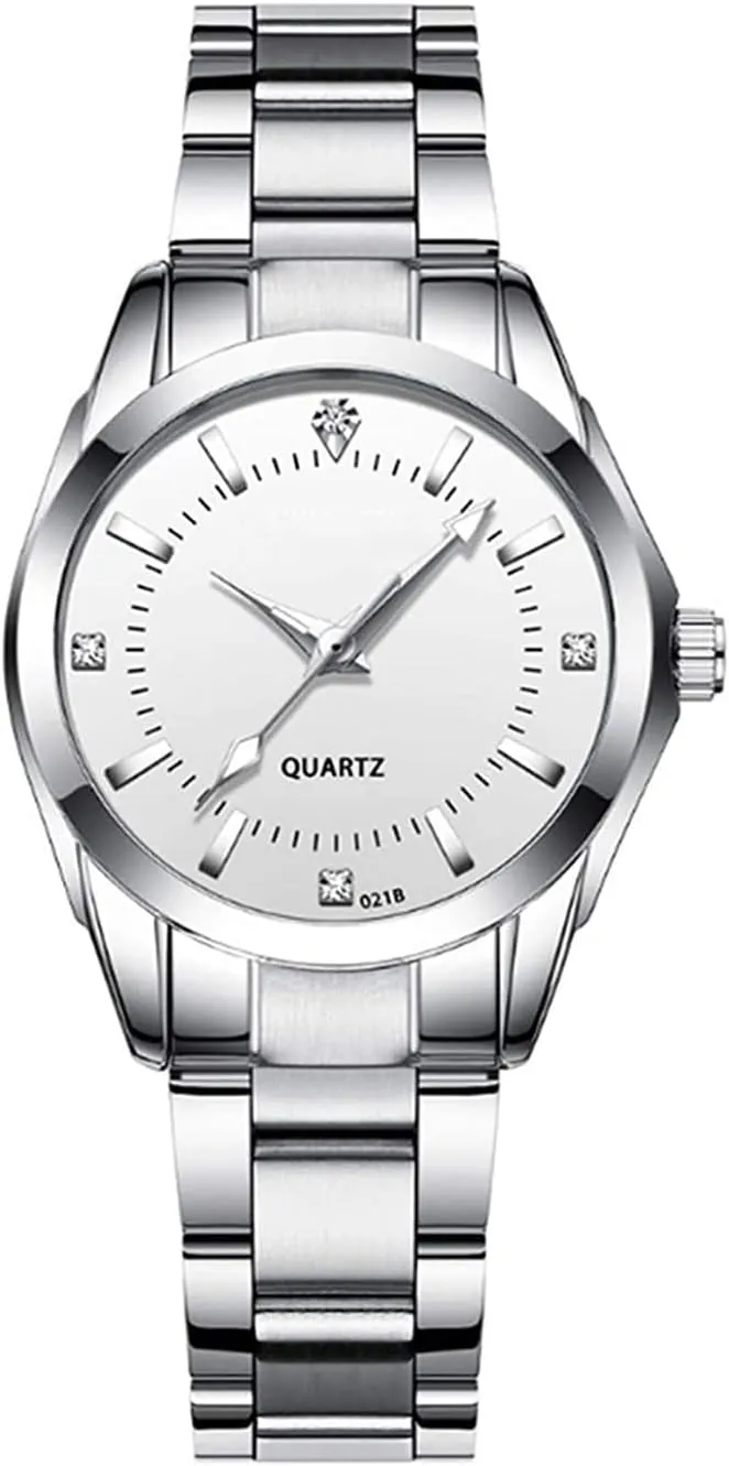 Stainless Steel finger podium journey compound commit Waterproof Quartz Analog Watch Fashion Ladies Wrist Watches Women Watch Classic Silver 