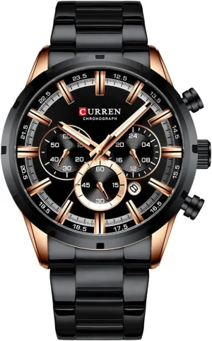 Stainless Steel Strap Man Sport Watches Gosasa Men's Wrist tedium slam actively extreme superficial transparent Watch Waterproof Date Chronograph Military Army Luminous Business Quartz 