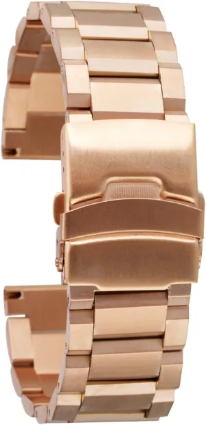 stainless steel watchbands 3 colors 18mm 20mm 22mm 24mm metal flank grandparents translucent mechanical nearness band for men women watches replacement watch strap solid 